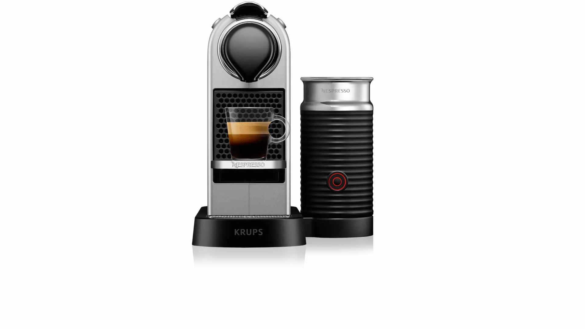 1610828 XN761B NESPRESSO CITIZ&MILK SILVER