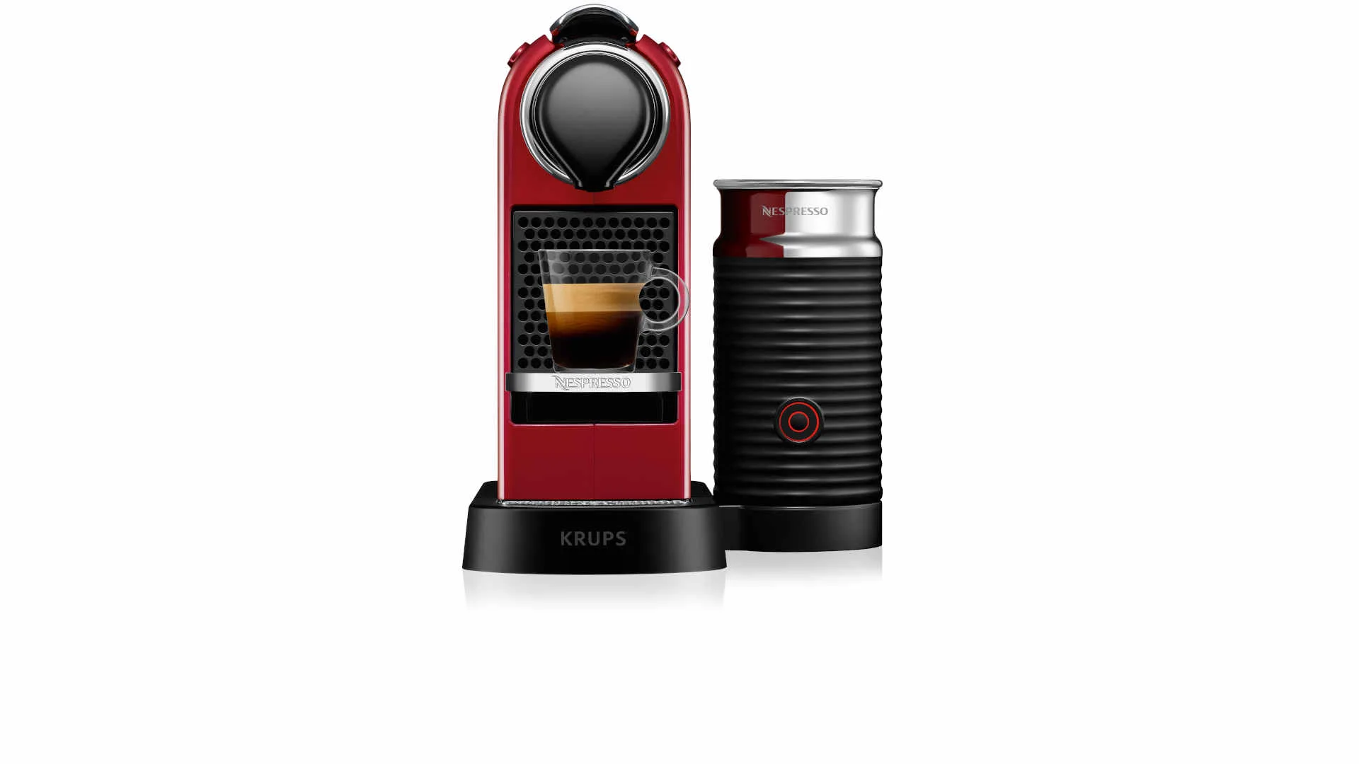 1610829 XN7615 NESPRESSO CITIZ & MILK RED